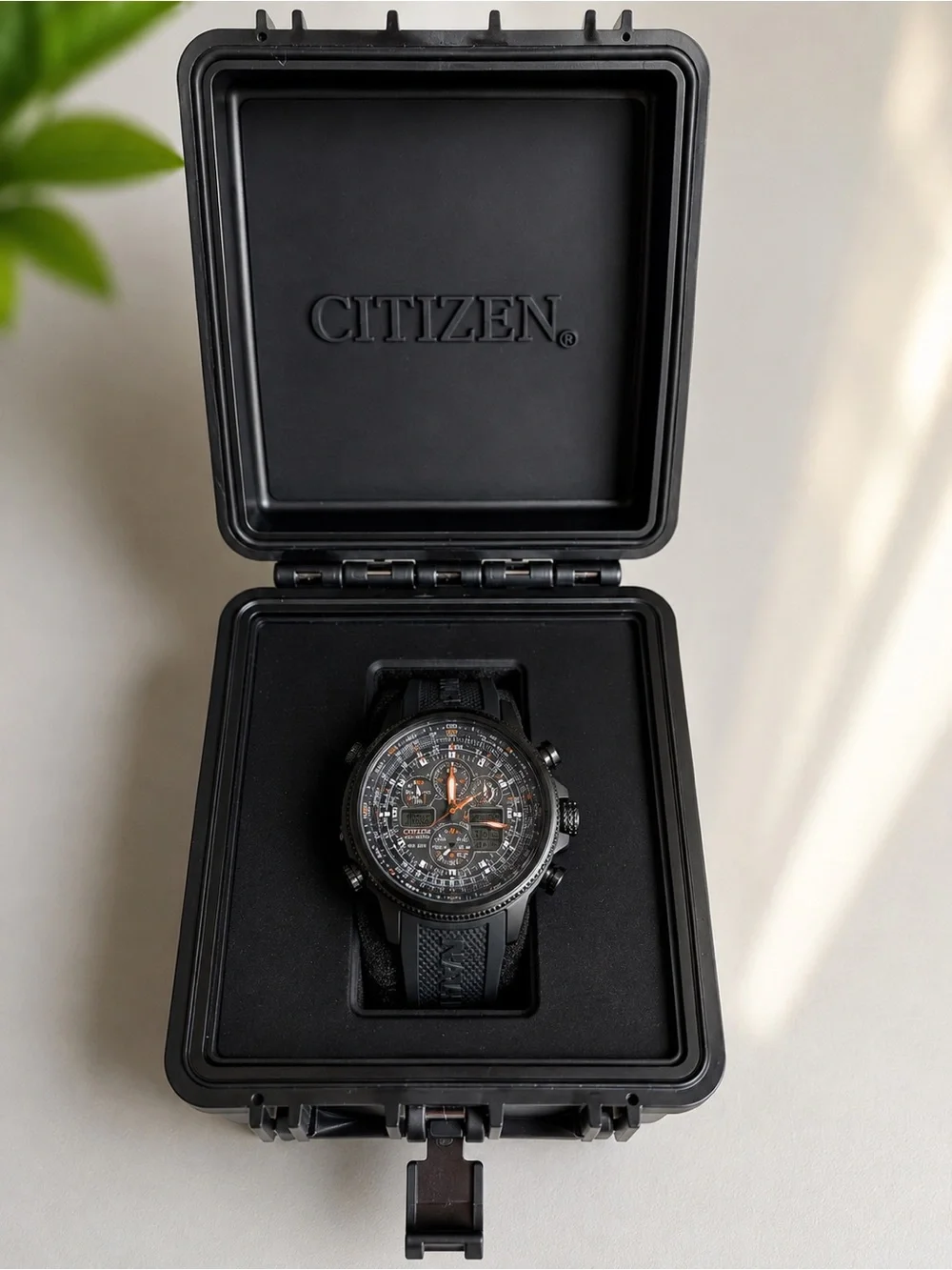 Citizen Promaster Navihawk A-T JY8035-04E Eco-Drive Black Men’s Watch New